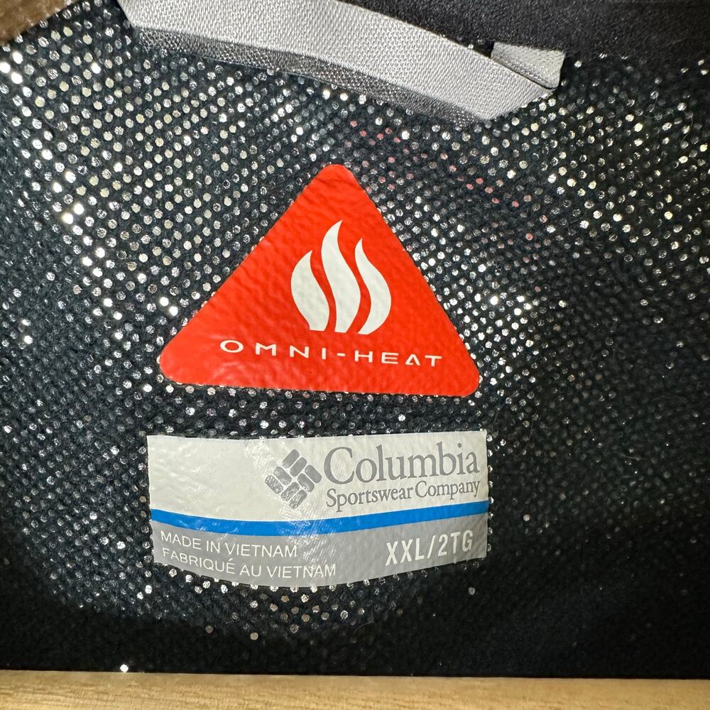 Columbia Mens size XXL Ascender Softshell Full Zip Jacket Black 1719611 OmniHeat - Picture 7 of 9